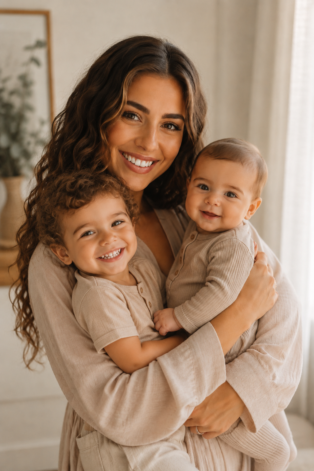 Mother with two babies — build a business around your family